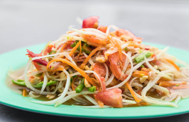spicy papaya salad