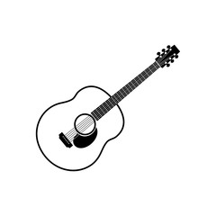 acoustic guitar - vector  icon