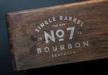 Painted Vintage Wood Mockup 01