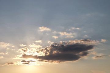 Fototapeta premium Beautiful sunrise sky background