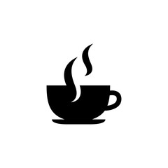 Coffee Cup vector icon. Simple isolated symbol