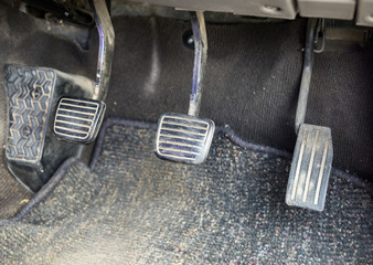 Control pedel brake clutch and accelerator