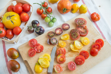 
    Bunte Tomaten