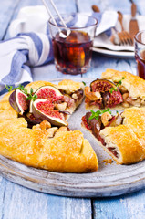Homemade open pie