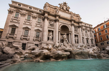 Fototapeta na wymiar Trevi Fountain, Rome, Italy