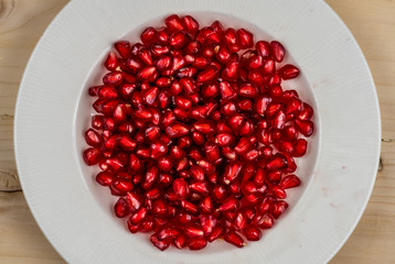 Red Pomegranate seeds