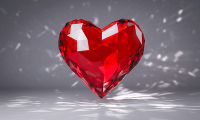 Ruby heart