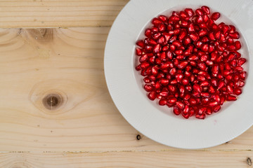 Red Pomegranate seeds