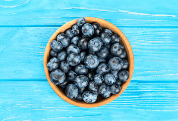 Blueberries in bowl