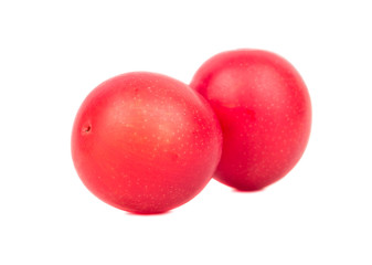 Red cherry plum