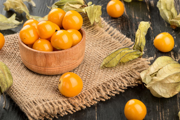 Ripe berries physalis
