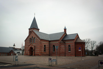 Fototapeta na wymiar Church in Esbjerg, Denmark