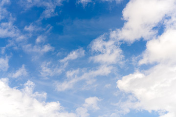 Naklejka na ściany i meble Cloud with blue sky