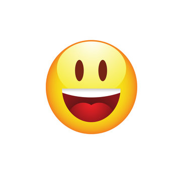 Smiling emoticon with smiling eyes
