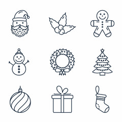 Basic Christmas Icons