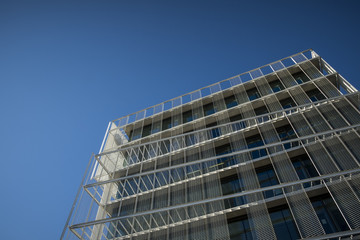 Detail of a contemporary modern offices building