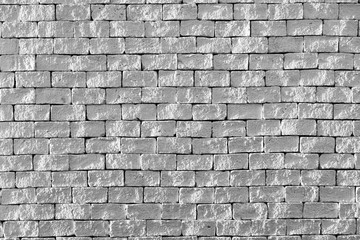 Black white brick wall shiny