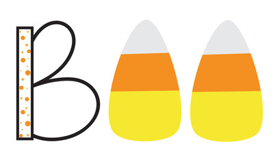 Fototapeta premium Boo Candy Corn