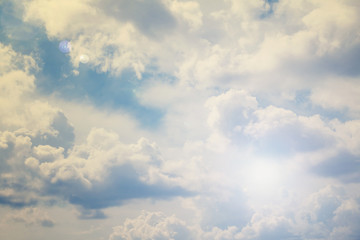 blue sky with cloud 