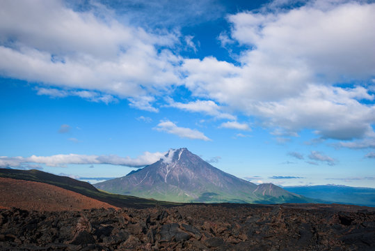 Malaya Udina Volcano near Tolbachik Volcano, Kamchatka, Russia