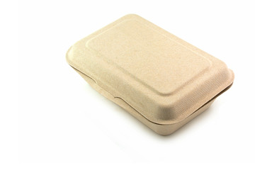 Plant fiber food box