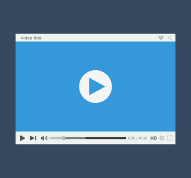 video player template