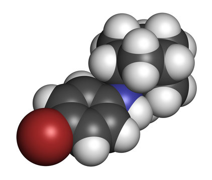 Bromantane asthenia drug molecule. Also used in sports doping. 