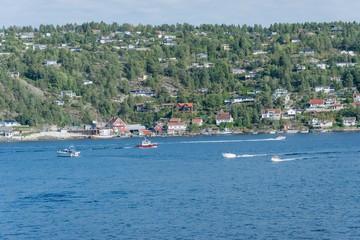 Fototapeta na wymiar Schiffe, Boote - Oslo