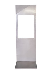 Base signs square aluminium advertising and publicize