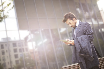 Elegantly dressed businessman