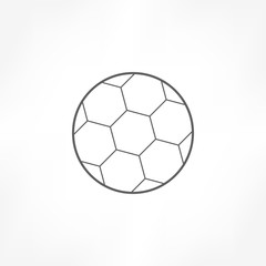 Fototapeta premium soccer ball icon 