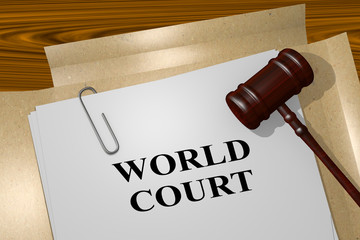 World Court - legal concept