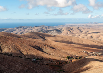Morro Velosa Pointview -  unique views over the wonderful landscape of the north-central region of the island.  Fuerteventura , Canary Island, Spain