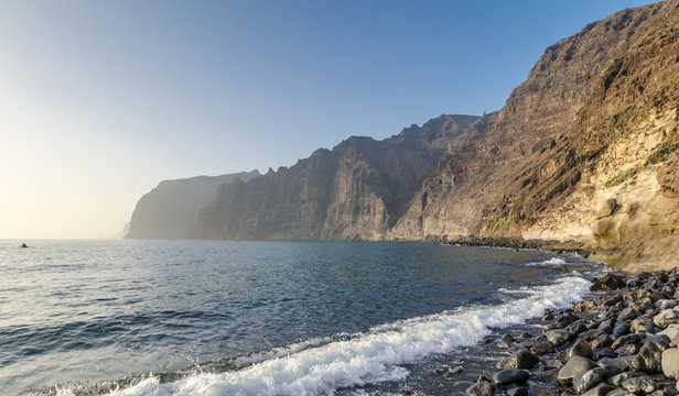 Beautiful view Los Gigantes rocks. Tenerife island. Canary islands, Spain.