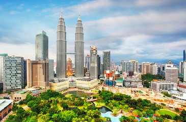 Obraz premium Kuala Lumpur, Malaysia skyline.