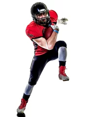 Foto op Canvas american football player man isolated © snaptitude
