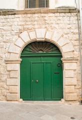 Historical palace. Rutigliano. Puglia. Italy. 