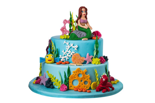 Pull-Apart Mermaid Tail Cupcake Cake (Step-by-Step Tutorial)