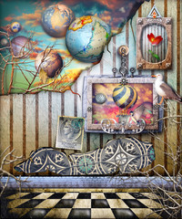 Room dream's with hot air balloon © Rosario Rizzo