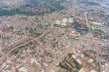 Aerial view of the Addis Ababa