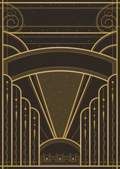 Art Nouveau Style Background