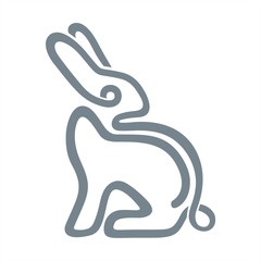 Rabbit outline