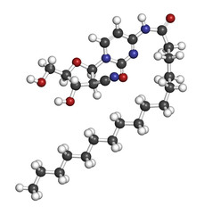 Sapacitabine cancer drug molecule (nucleoside analog). 