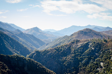 Fototapeta premium view of the mountains