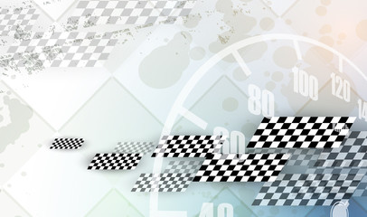 Racing square background, vector illustration abstraction in race car track