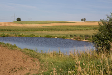 Fototapeta na wymiar pond in bavaria