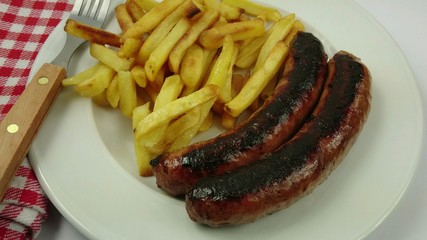saucisses et frites 26092016