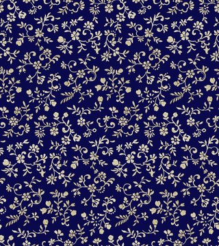 Vintage floral seamless pattern with tiny flowers