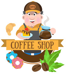 Coffe shop logo