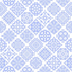 Seamless background with snowflakes. 